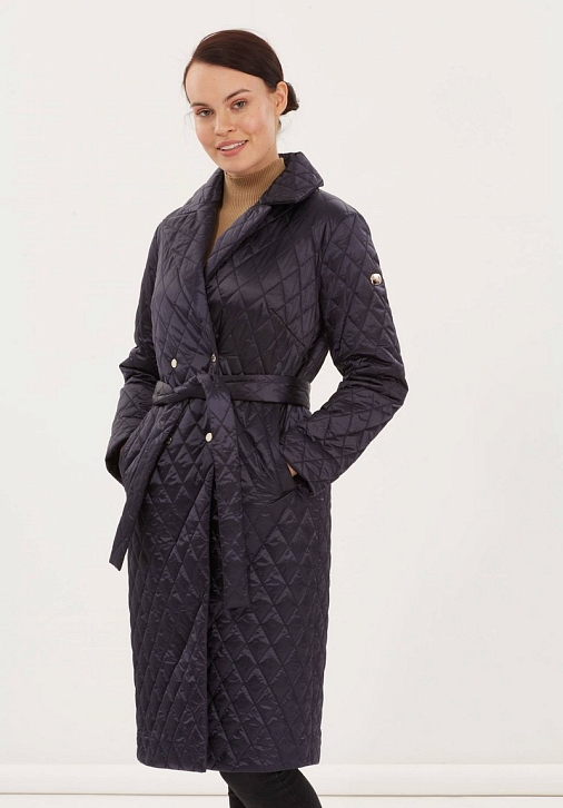 FORA/X110-1 Пальто женское стёганое на утеплителе