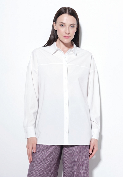 Классическая белая блуза