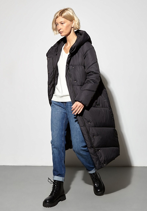 Демисезонное пальто с капюшоном Karmel Style